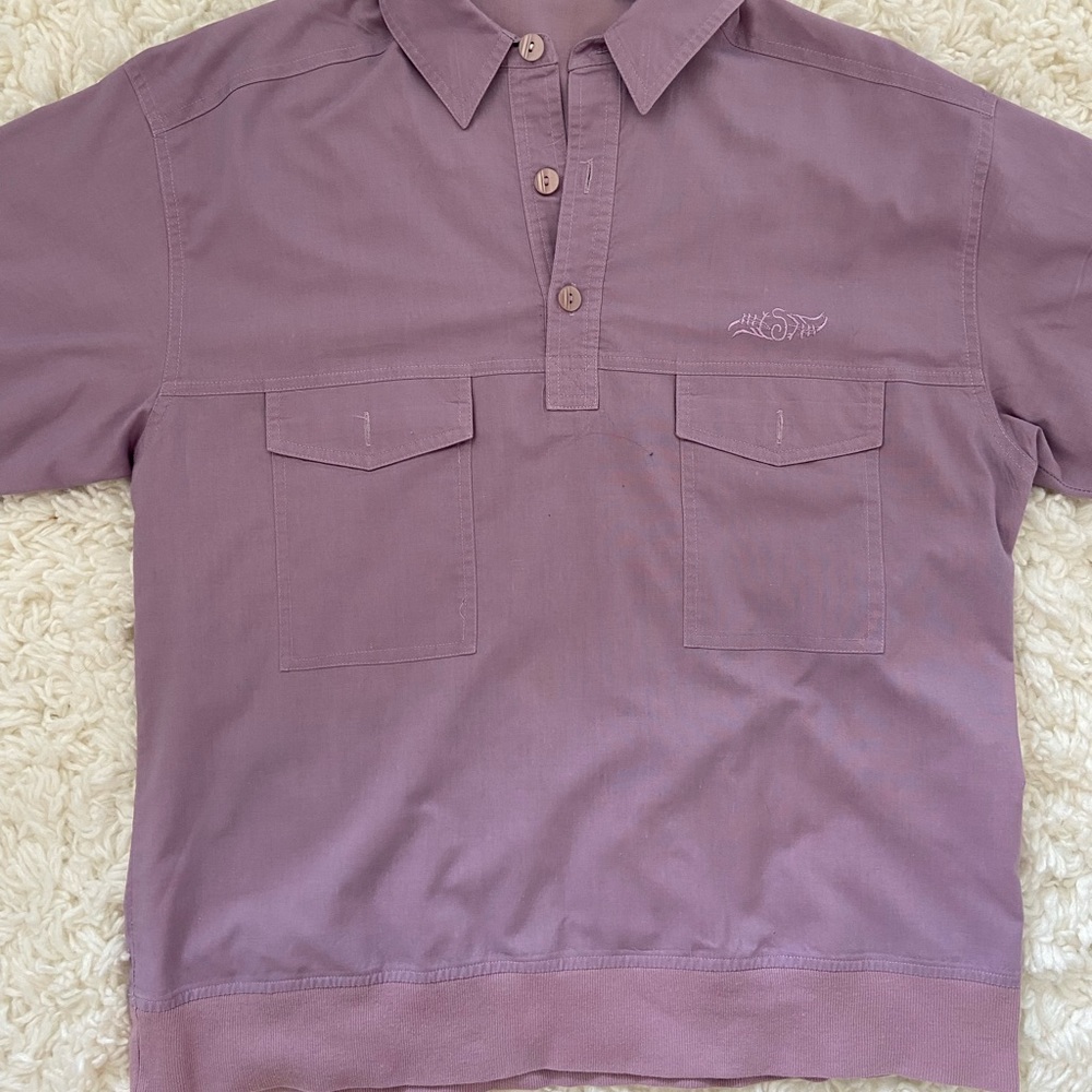 John Blair vintage light purple shirt
